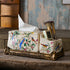 Paradise Birds Tissue Holder & Remote Organizer