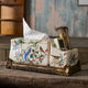 Paradise Birds Tissue Holder & Remote Organizer