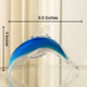 Ocean Leap Glass Dolphin Handblown Glass Showpiece & Items for Room Decoration - Blue