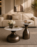 Luna Form Coffee Table for Living Room - Set of 2