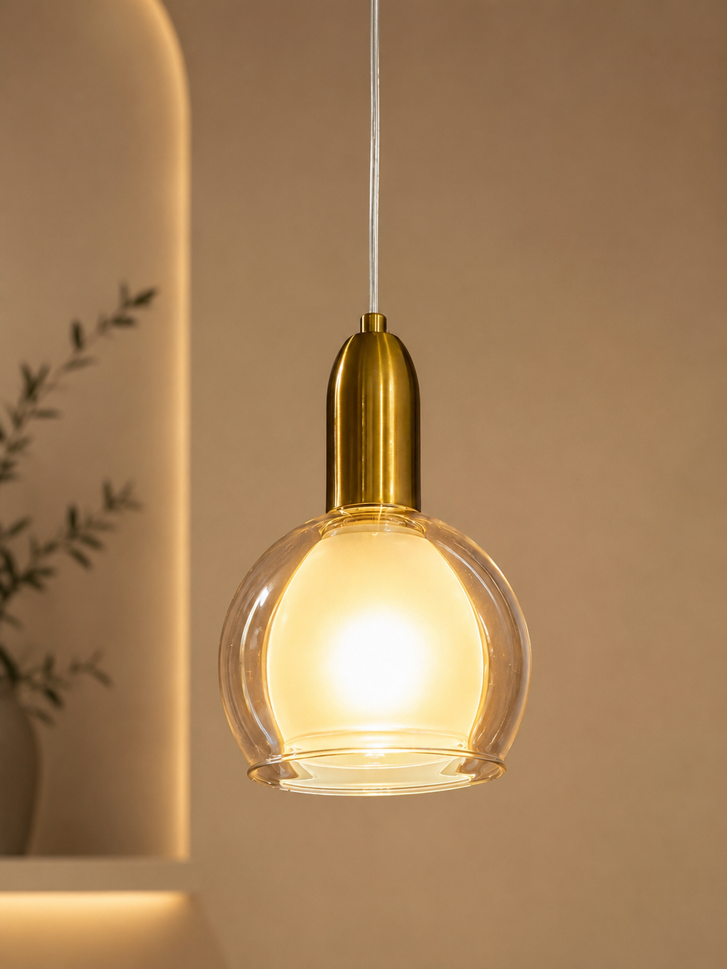 Golden Glow Hanging Ceiling Light For Living Room & Home Decoration item
