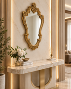 Rococo Grace Designer Wall Mirror For Home