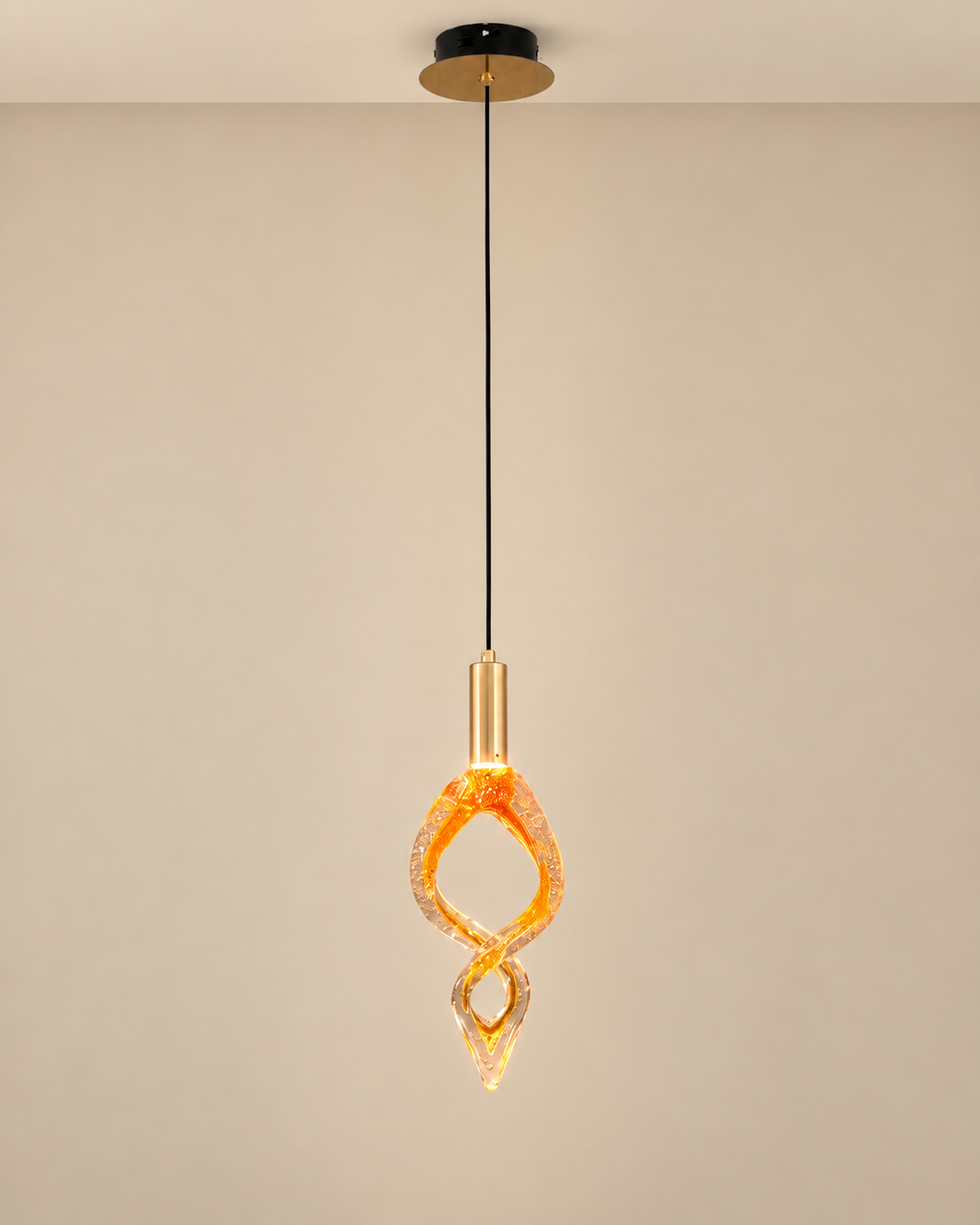 Lumivelle Eternity Pendent lights for Home & Item for Home Decoration -  Amber
