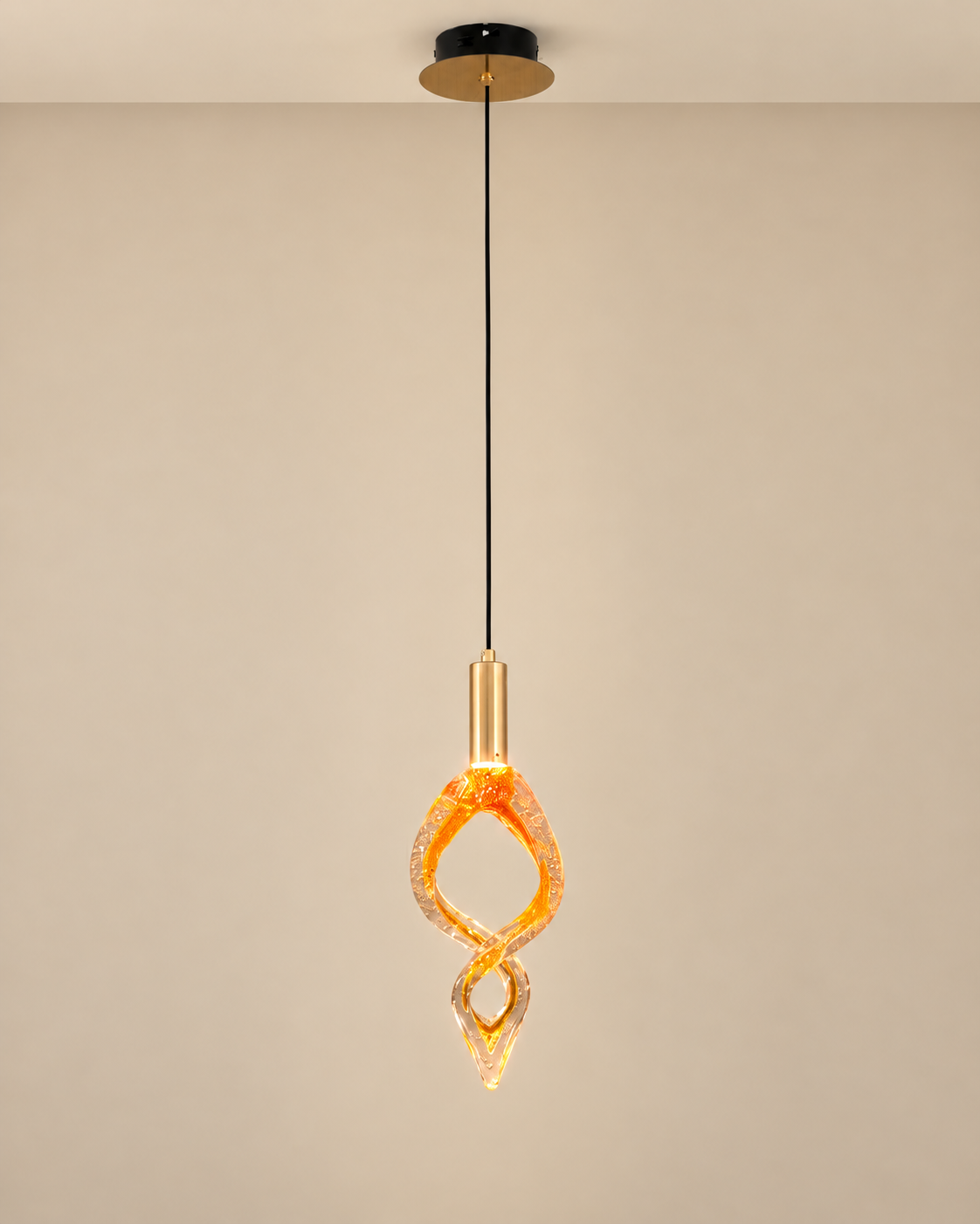 Lumivelle Eternity Pendent lights for Home & Item for Home Decoration -  Amber