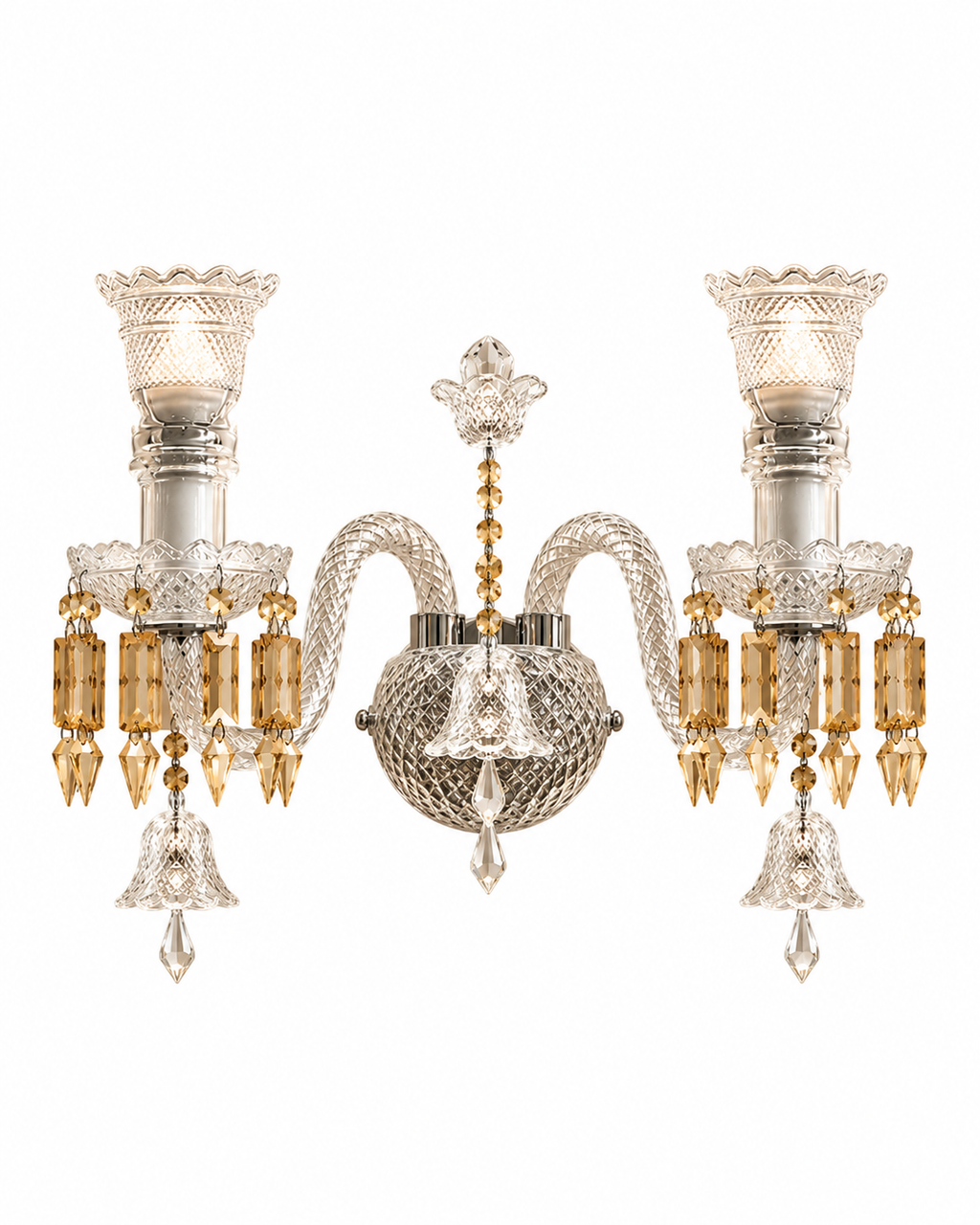 Orlencia Crown Wall Lights For Home & Item for Wall Decoration - Amber