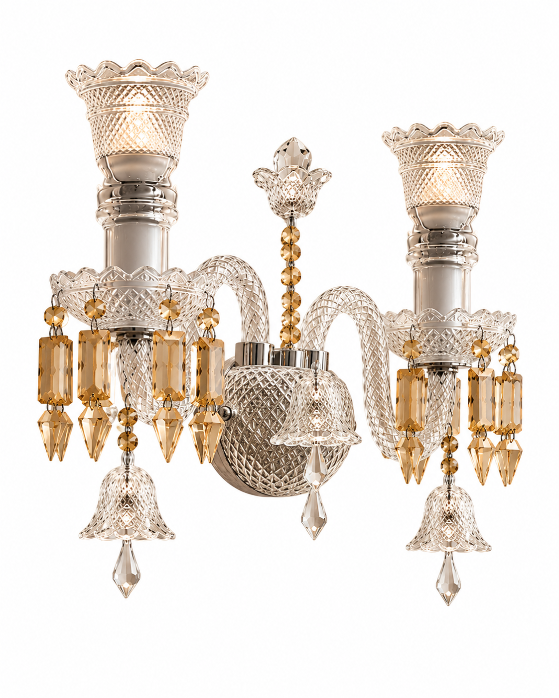Orlencia Crown Wall Lights For Home & Item for Wall Decoration - Amber