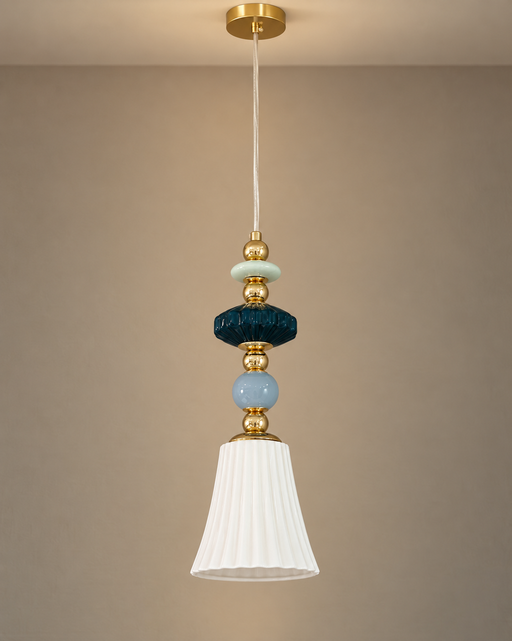 Soravina Pendant Light For Home & Item for Home Decoration - Green & Blue