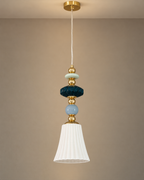 Soravina Pendant Light For Home & Item for Home Decoration - Green & Blue