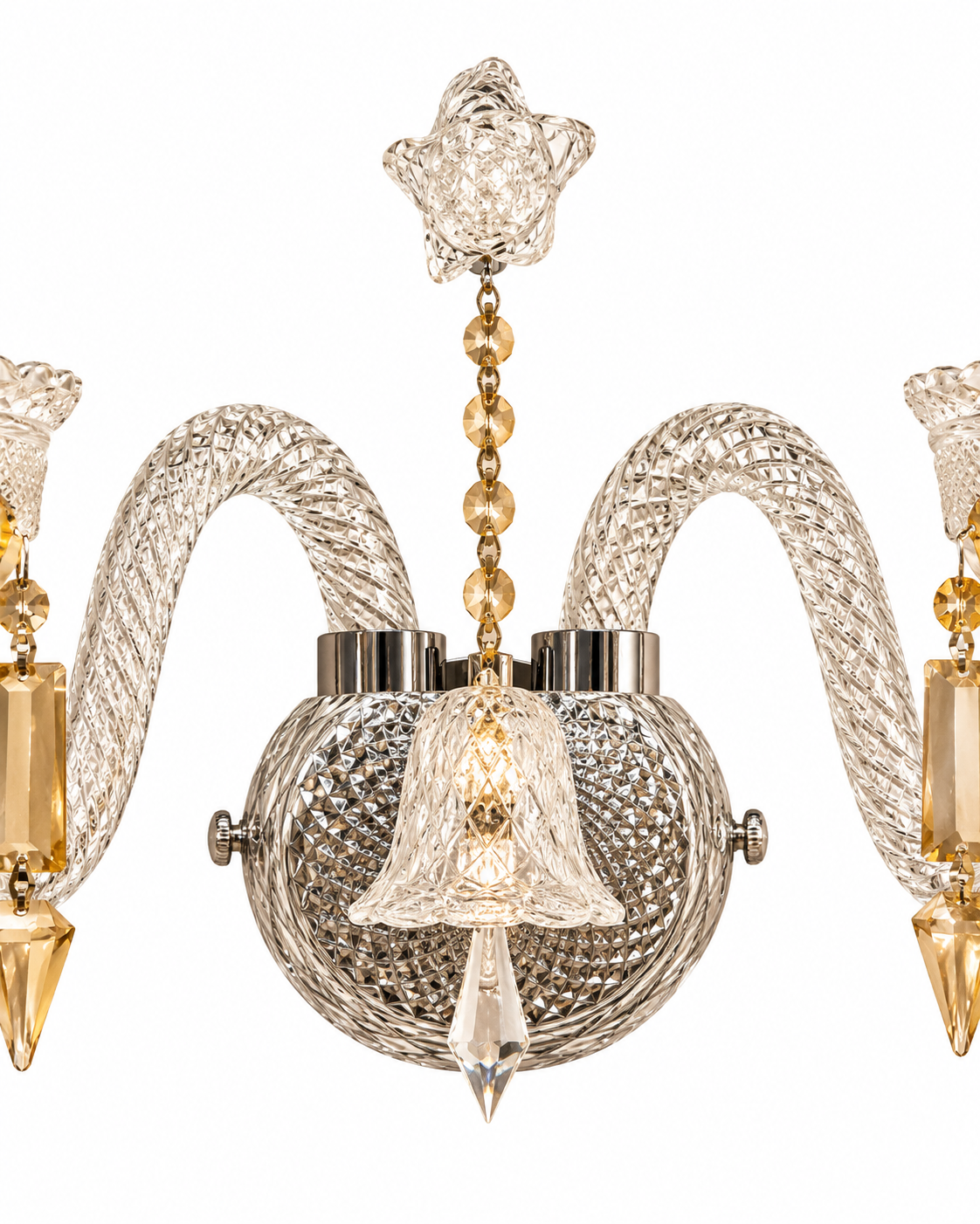 Orlencia Crown Wall Lights For Home & Item for Wall Decoration - Amber