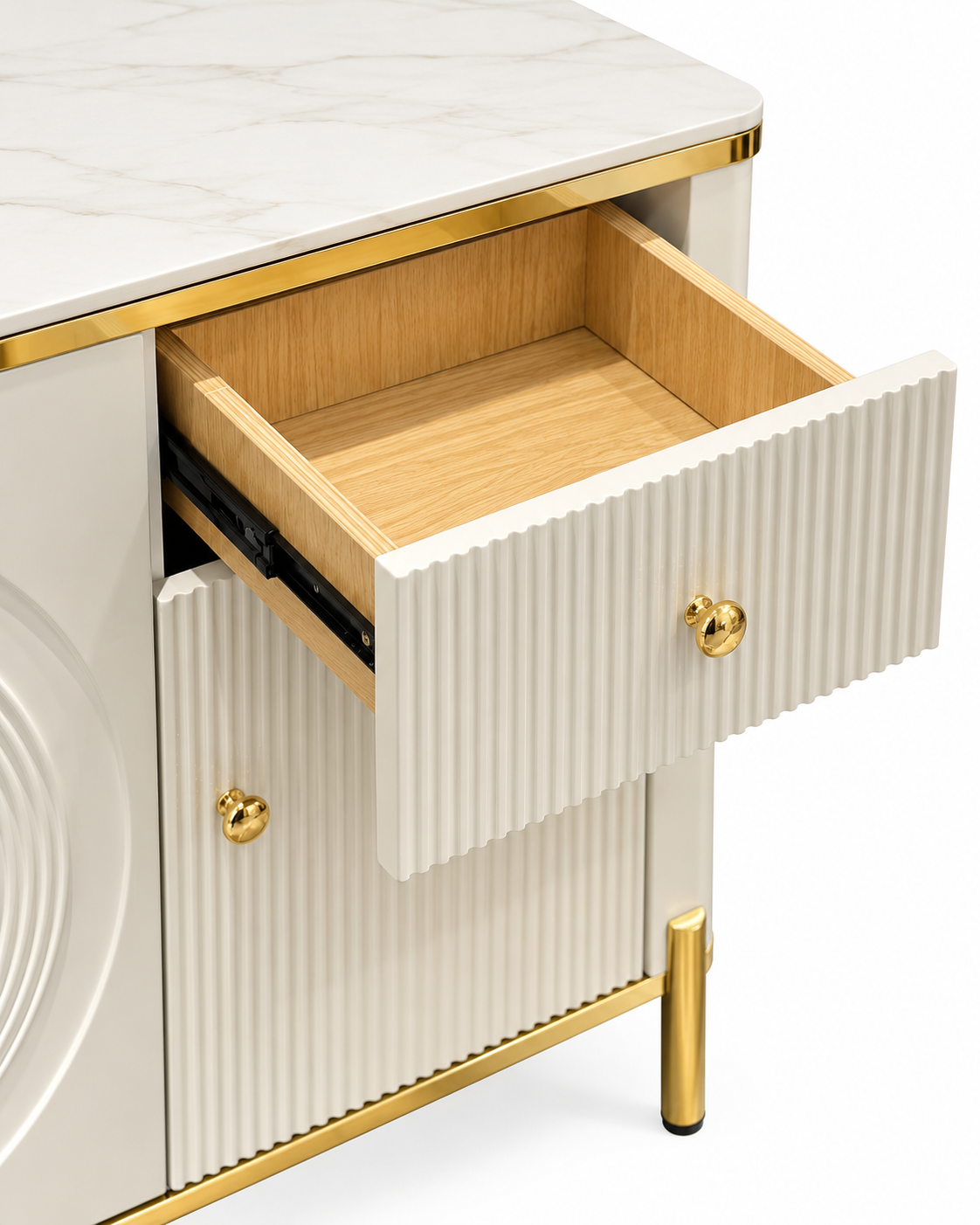 Orbit Grande Storage Cabinet and Console Table For Home & Crockery Storage Cabinet / Crockery Unit
