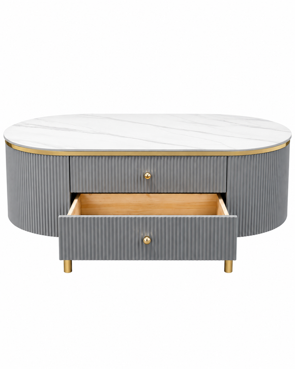 Venezia Elite Wooden Coffee Table With Drawers for Home and Item for Home Decoration