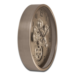 Infinity Dial Luxury Antique Wall Clock For Living Room With Moving Gear Mechanism Buy Wall Clock Online - Medium (Steel Body)