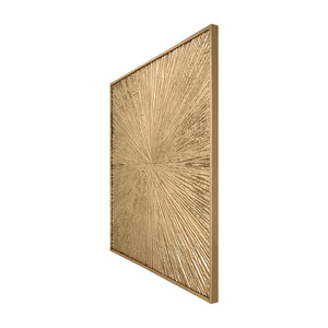 Golden Mirage Metal Art Wall Decoration