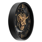 Heaven Hour Designer Wall clock For Living Room With Moving Gear Mechanism Buy Wall Clock Online (Steel Body)