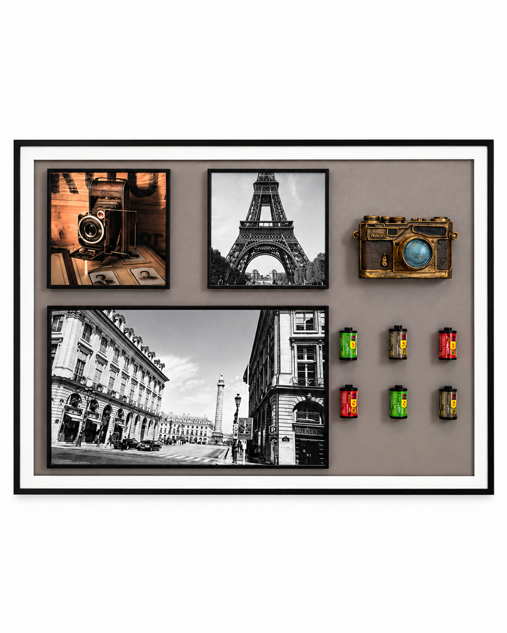 Captured Moments Pop Art Shadow Box & Wall Decoration Item