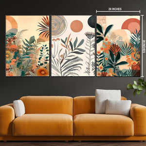 Solar Garden Symphony  Canvas Painting For Home