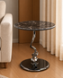 Helix Grace Side Table For Living Room - Grey