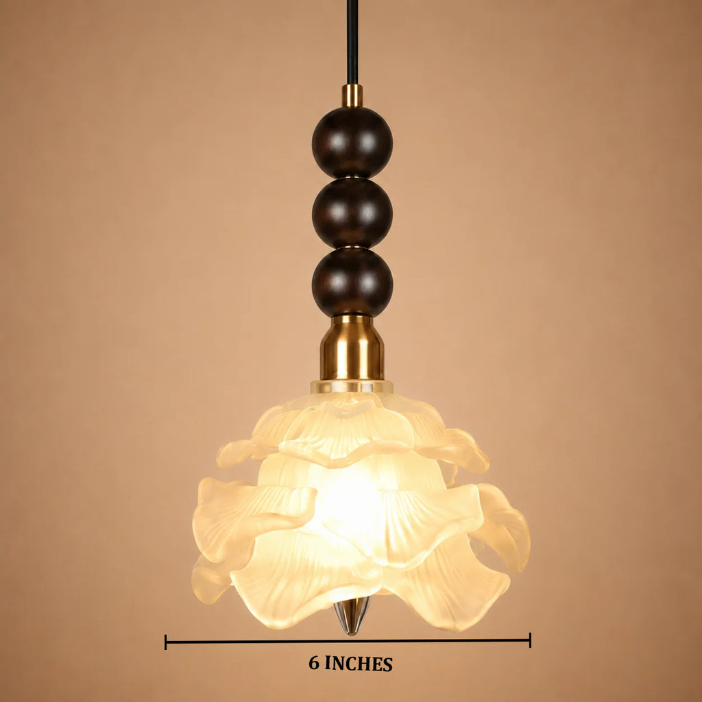 Rose Haven Pendant Light For Home  & Item  for Home Decoration - White