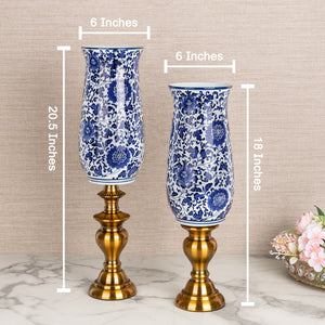 Royal Garden Decorative Candle Stand - Set of 2