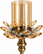 Majestic Blossom Candle Stand For Home & Item for Home Decoration - Set of 2