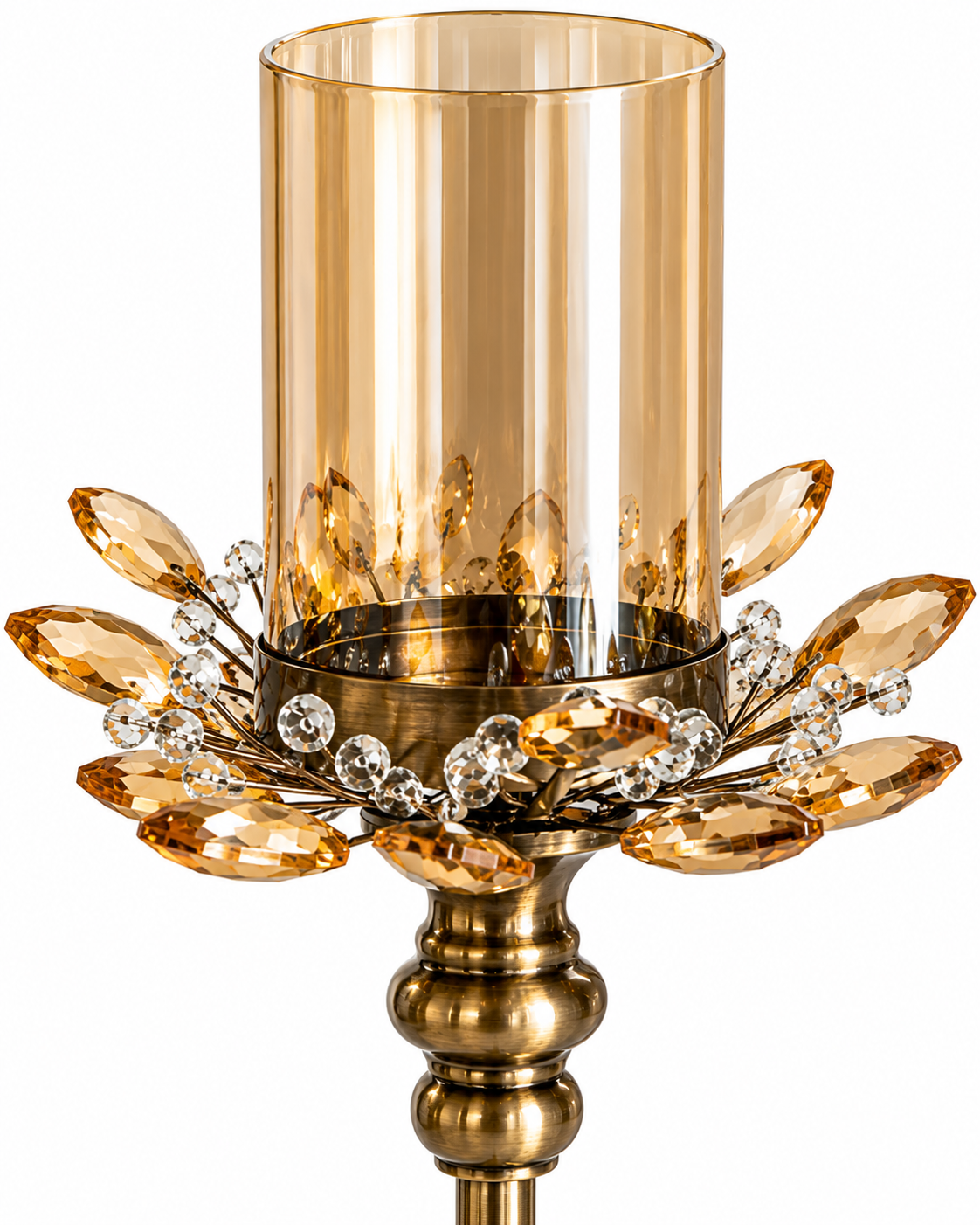 Majestic Blossom Candle Stand For Home & Item for Home Decoration - Set of 2