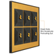Gods of Glory Wall Decoration Shadow box