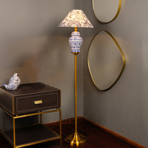 Velora Luxe Blue Heritage Standing lamp