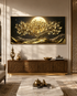 Moonlight Tree of Life Crystal Glass Art Wall Painting For Home Décor