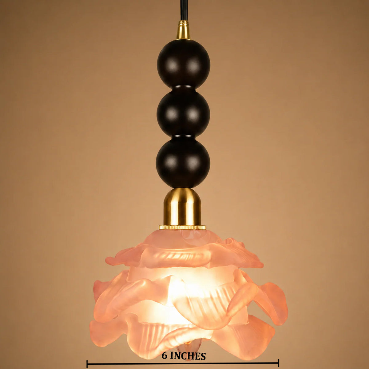 Rose Haven Pendant Light For Home  & Item  for Home Decoration - Pink
