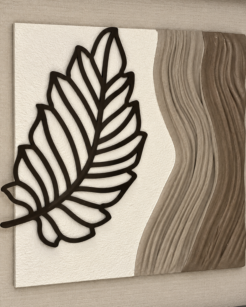 Waves of Nature Shadow Box for Wall Decoration & Wall Art