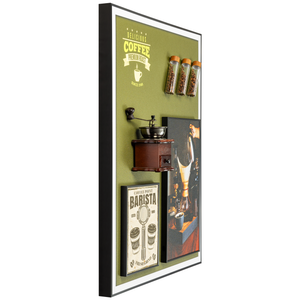 The Coffee Legacy Shadow Box Wall Decoration Piece
