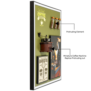 The Coffee Legacy Shadow Box Wall Decoration Piece