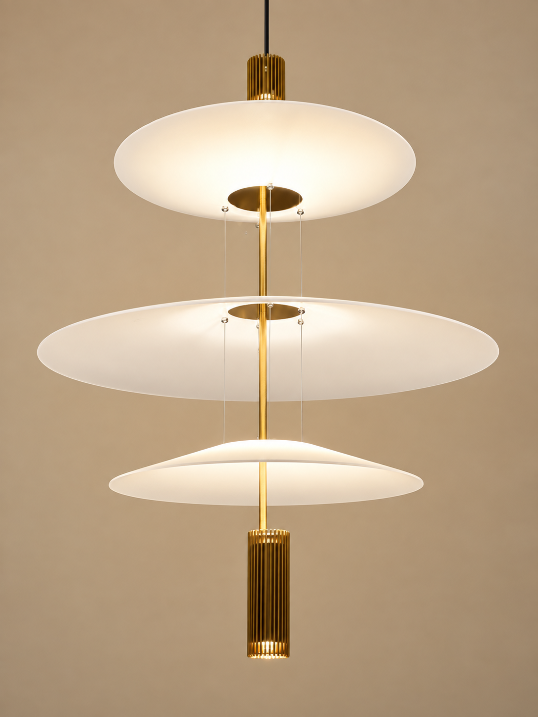Lumivera Ceiling Light For Home & Home Decoration Item - Gold (Italian Designer Collection)