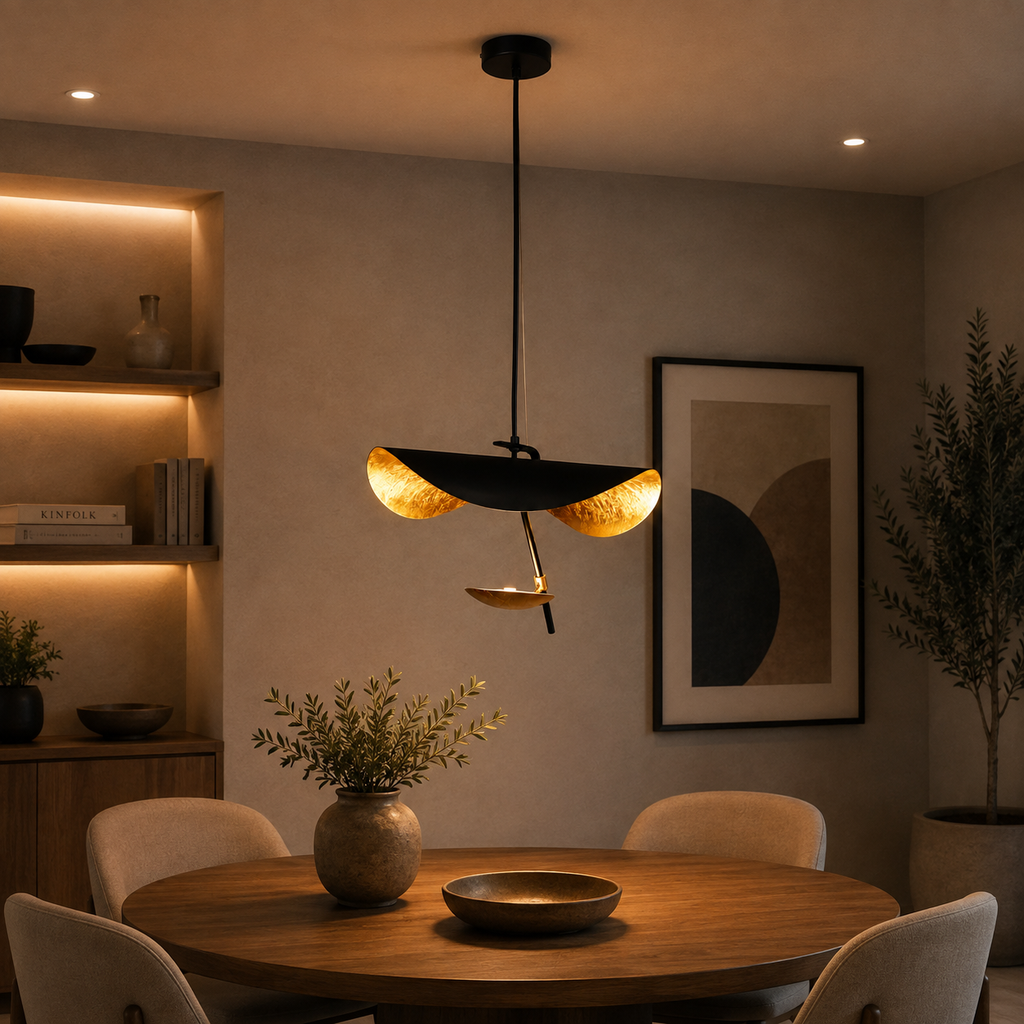 Raven Leaf Ceiling Light For Home & Home Decoration Item (Italian Designer Collection)