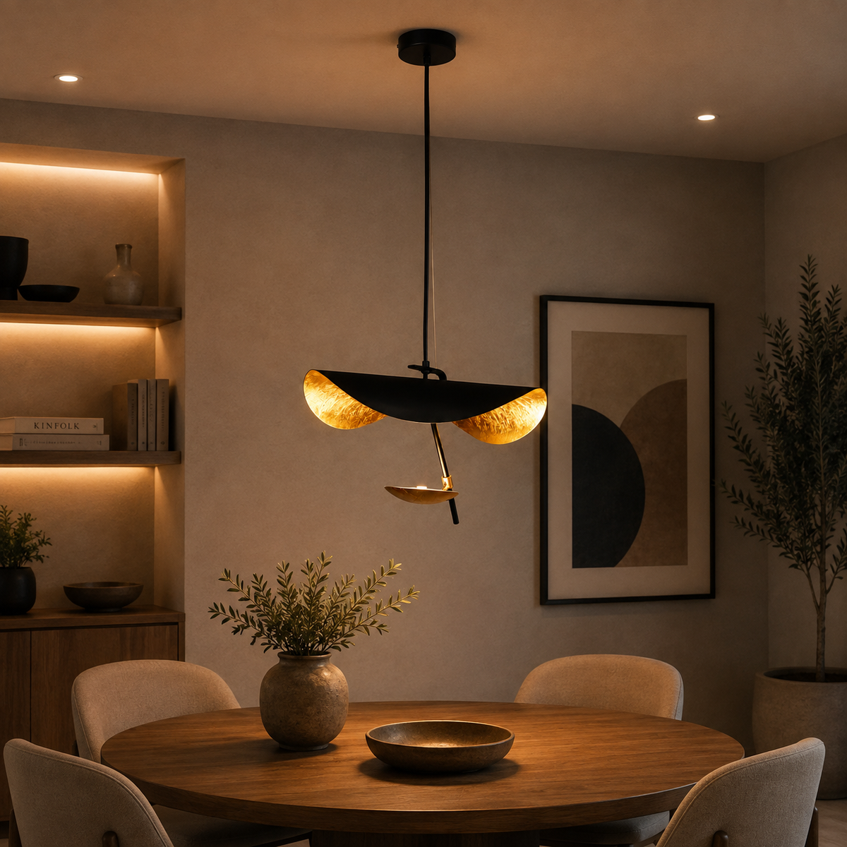 Raven Leaf Ceiling Light For Home & Home Decoration Item (Italian Designer Collection)