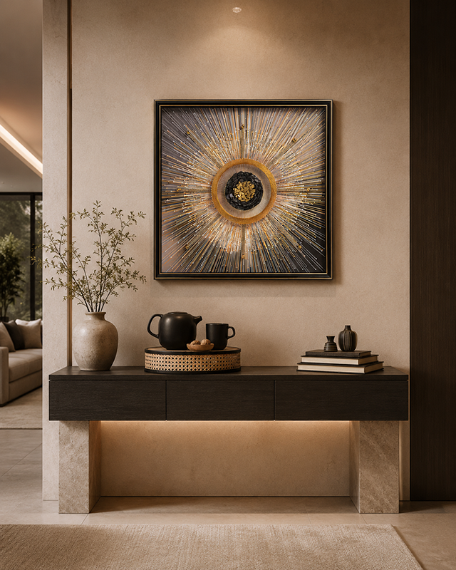 Galactic Dreamscape Wall Decoration Shadow Box - Medium