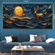 The Deer Under Moonlight Canvas Paintings