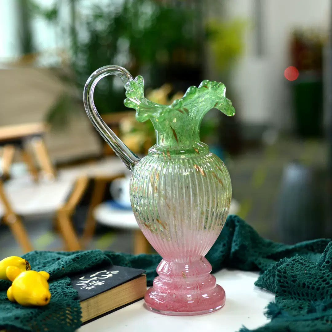 Spring Blossom Handblown Glass Showpiece & Items for Room Decoration