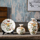 Blossoming Radiance Decorative Vase & Showpiece - Set of Three