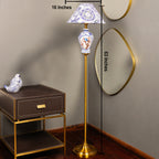 Timeless Blue Porcelain Standing lamp (Blue Pottery)