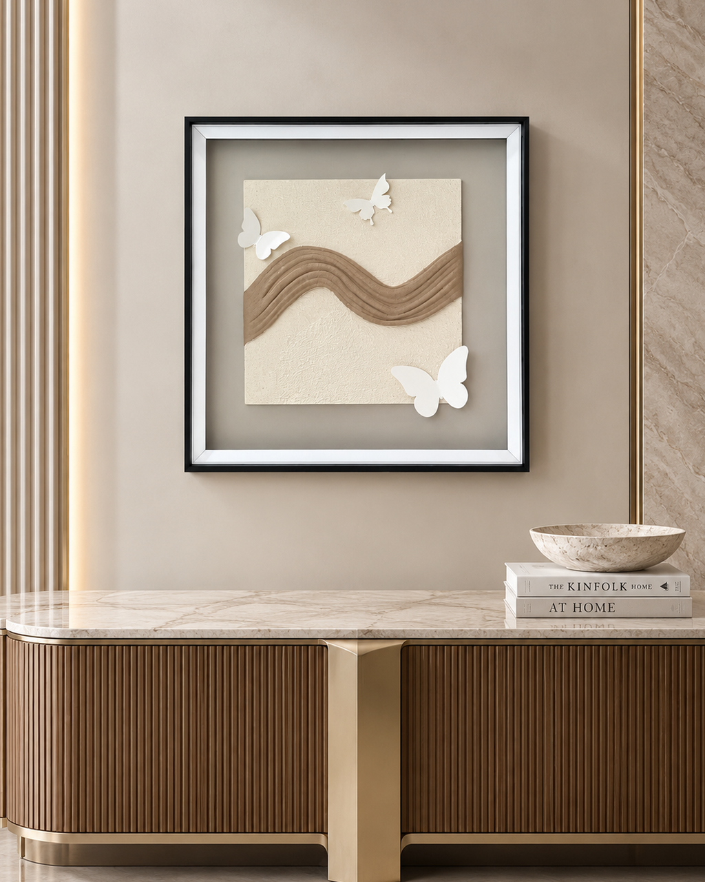 Butterfly Journey Shadow Box for Wall Decoration & Wall Art
