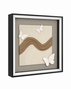 Flight of Butterflies & Butterfly Journey Shadow Box for Wall Decoration & Wall Art - Set of 2