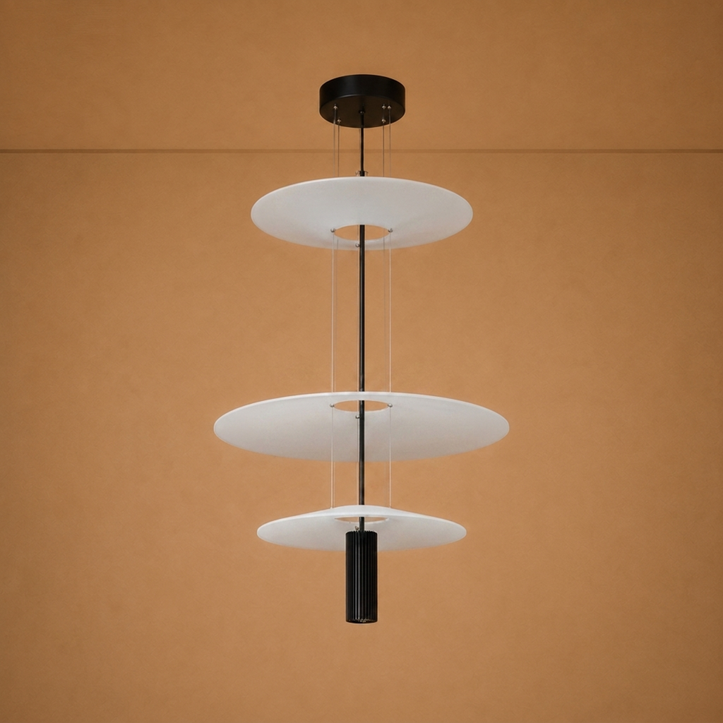 Lumivera Ceiling Light For Home & Home Decoration Item - Black (Italian Designer Collection)