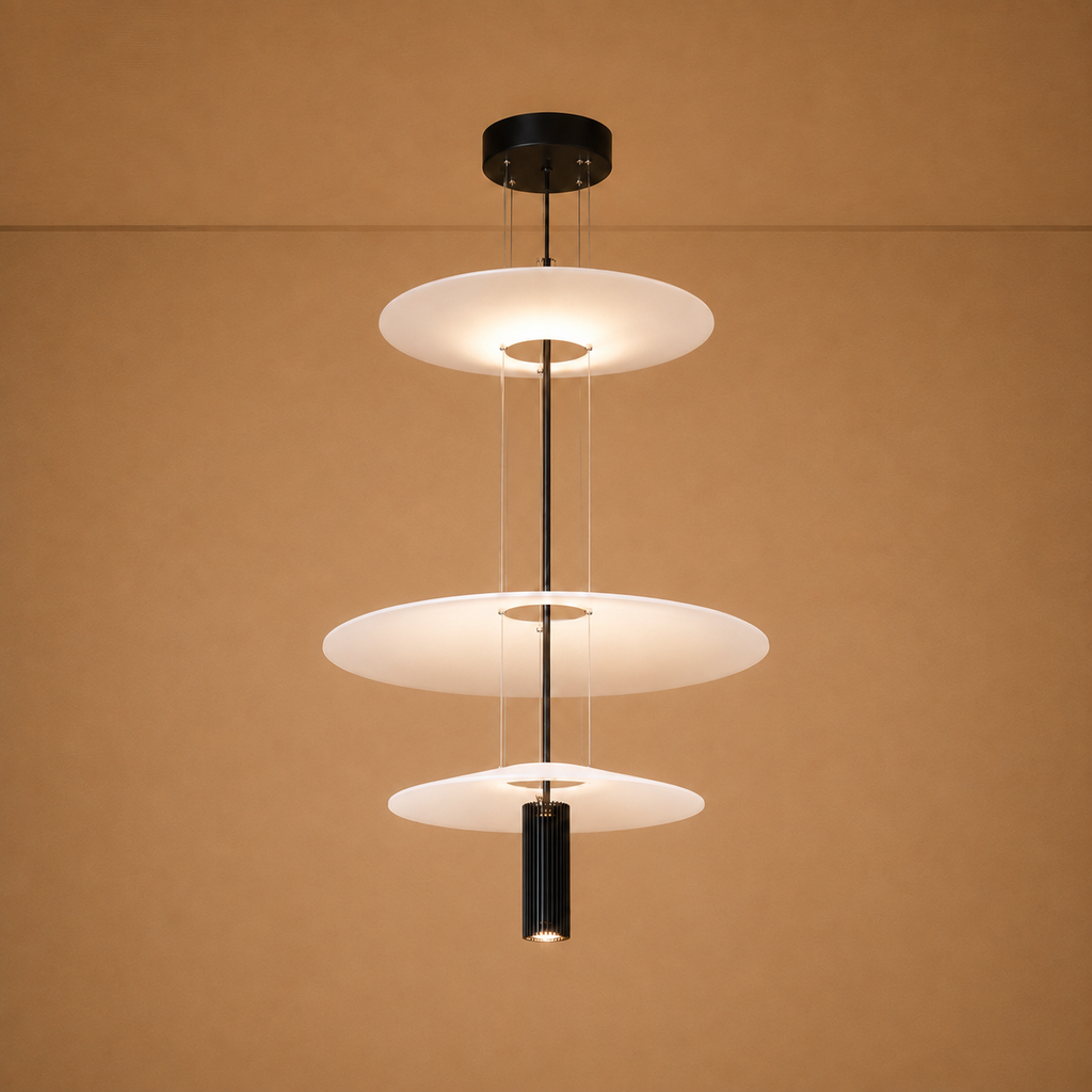 Lumivera Ceiling Light For Home & Home Decoration Item - Black (Italian Designer Collection)