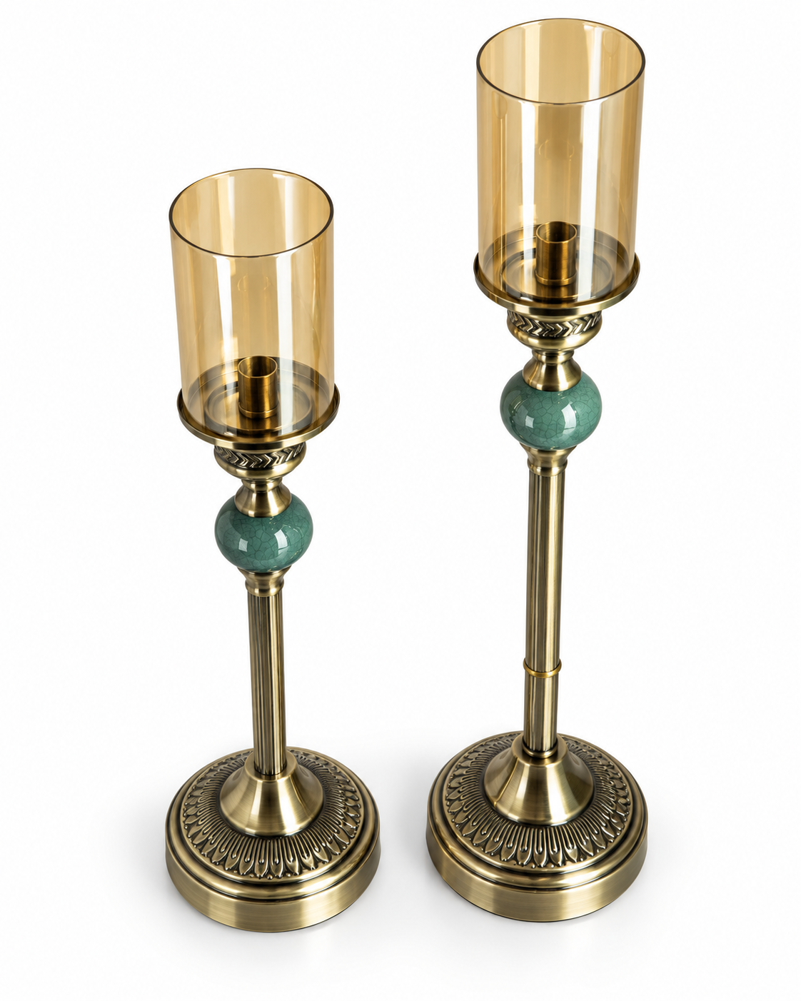 Luxe Symphony Candle Stand For Home & Item for Home Decoration - Set of 2