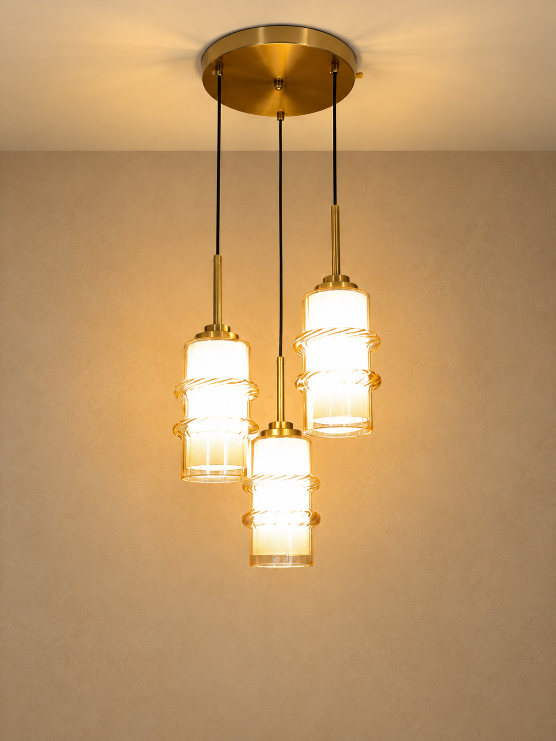 Radiant Cylinder Hanging Light for Home & Item for Home Decoration