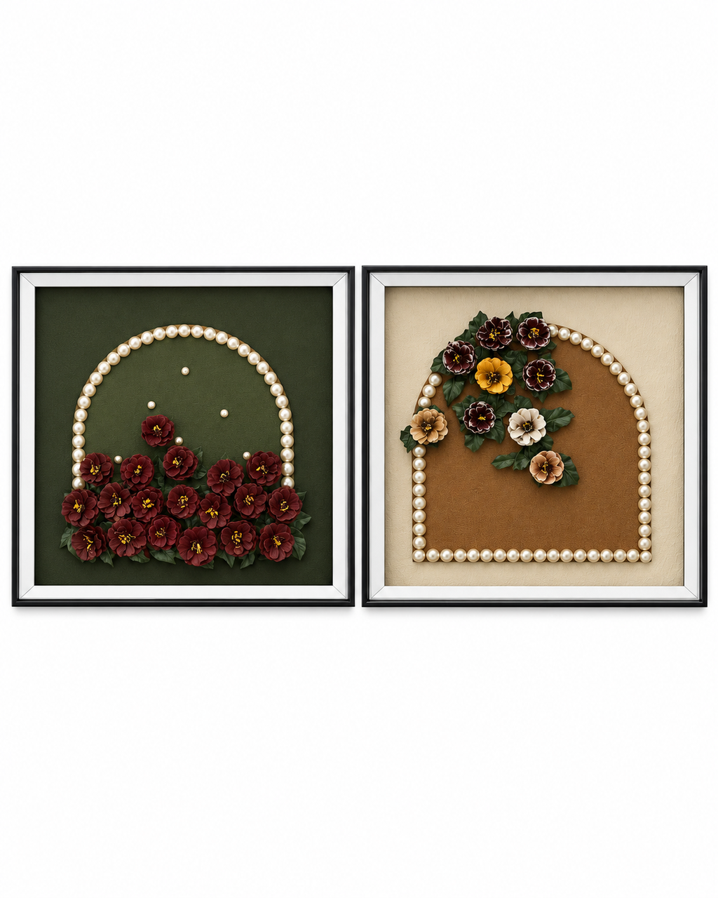 Pearl Garden & Pearl Blossom Shadow Box and Wall decoration item