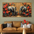 Elephant Garden Canvas Wall Art