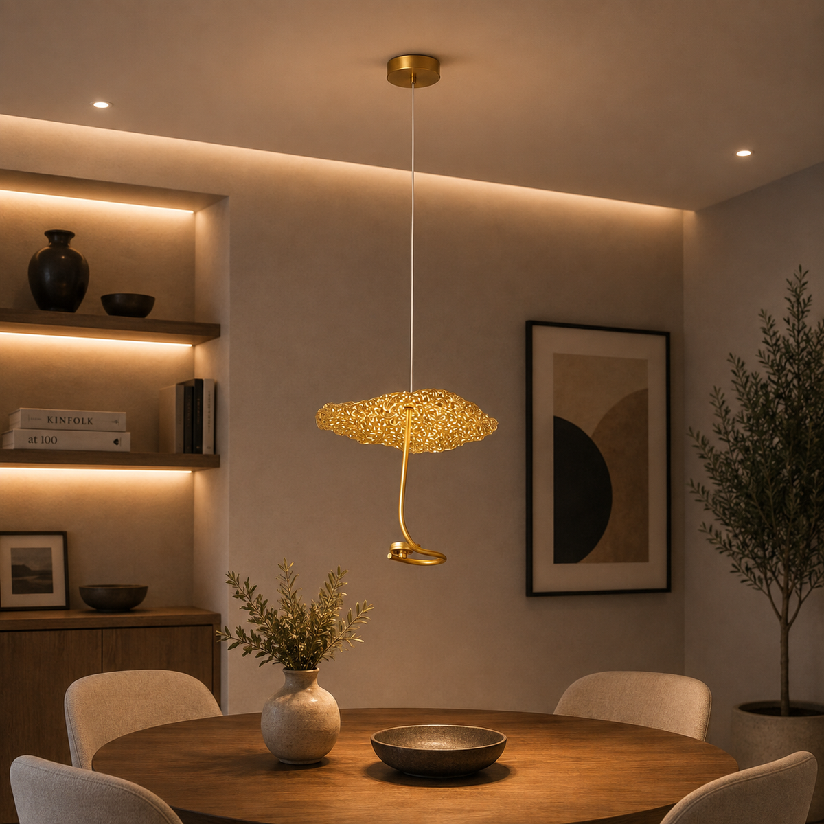 Moonleaf Hanging Lights For Home & Home Decoration Item (Italian Designer Collection)