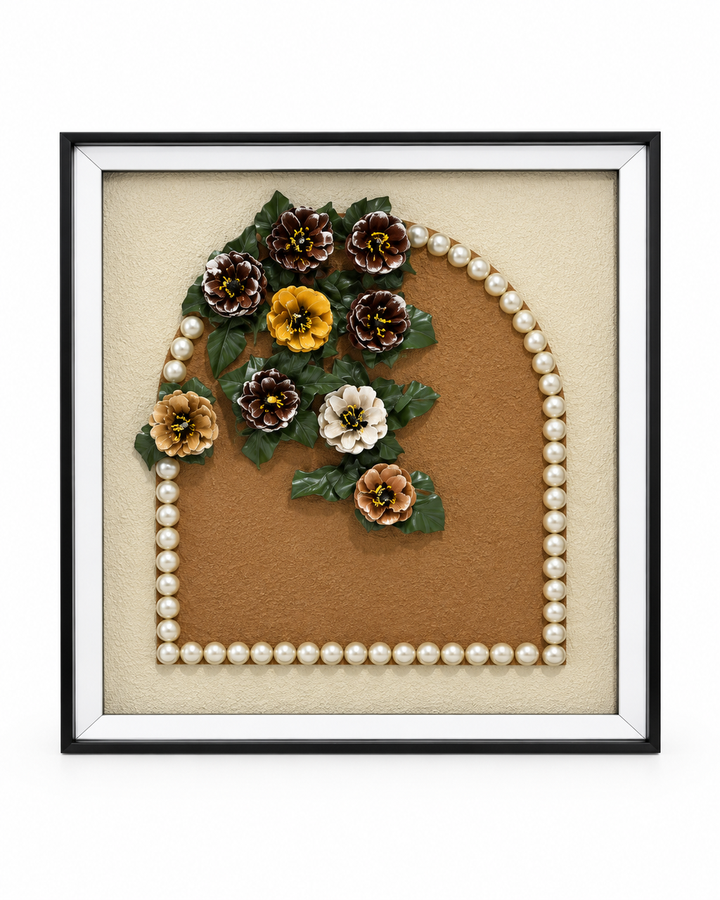 Pearl Blossom Shadow Box and Wall decoration item
